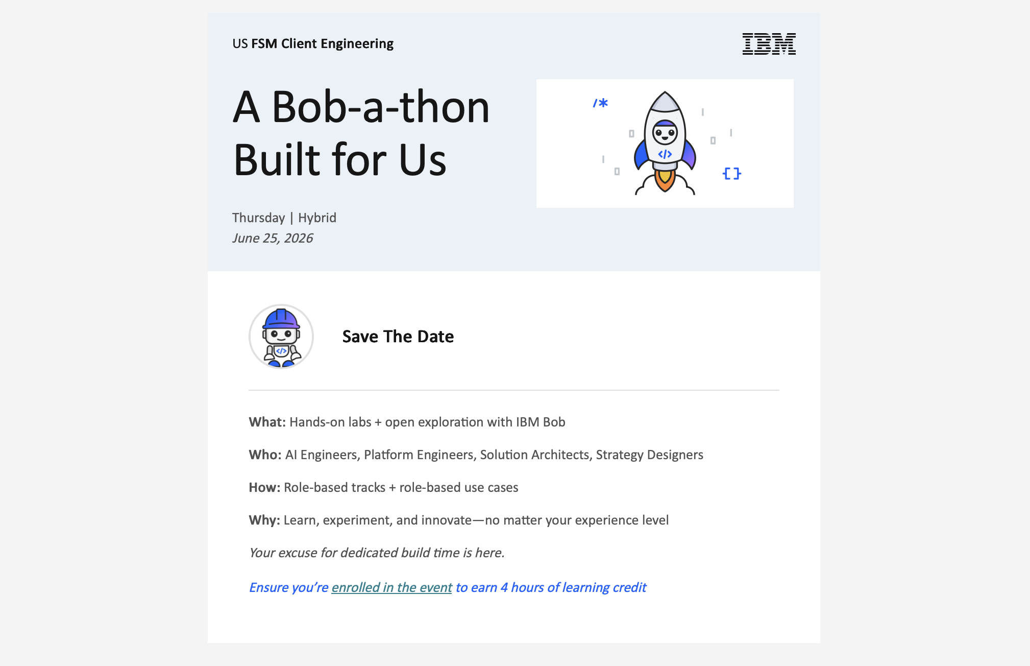 Bobathon communication and email