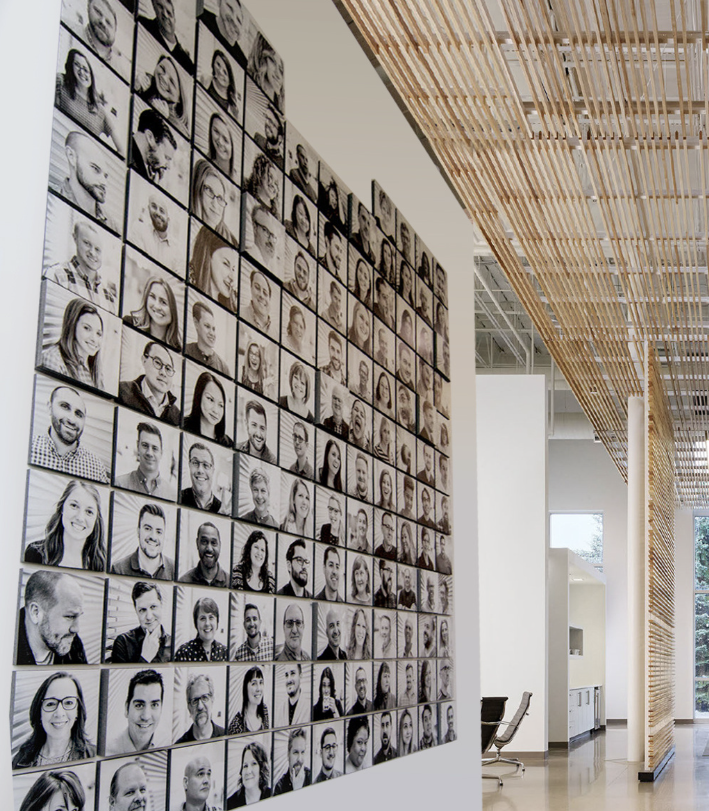 People Wall large installation